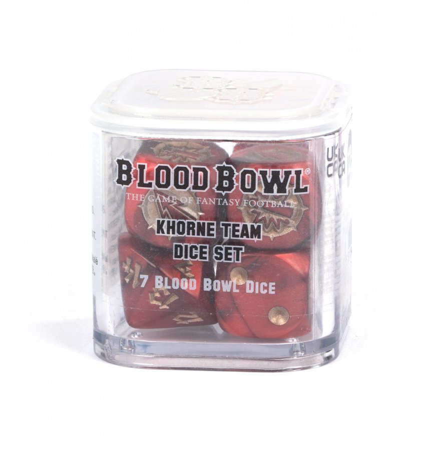 Blood Bowl Khorne Dice